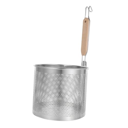 Abaodam Geschirr Nudelsieb Mit Griff Sieb Aus Edelstahlgewebe Nudelsieb Aus Metall Mesh-sieb Lebensmittelsiebe Für Die Küche Mehlsieb Sieb Edelstahl Spaghetti -sieb Silber Rostfreier Stahl von Abaodam