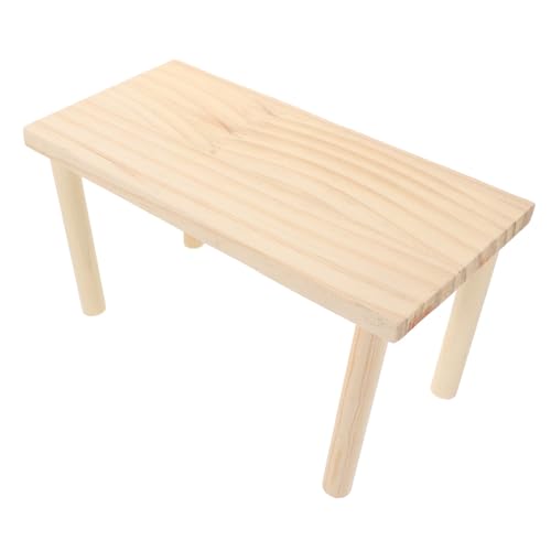 Abaodam Hamster Holzplattform Natürliches Kletterspielzeug Stabile Multifunktionale Holzspielplattform für Zwerghamster Meerschweinchen Chinchillas Kleine Haustiere Abaodam Hamster Holzplattform Natürliches Kletterspielzeug Stabile Multifunktionale Holzspielplattform für Zwerghamster Meerschweinchen Chinchillas Kleine Haustiere von Abaodam