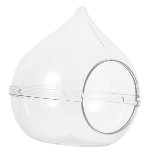 Abaodam Hamster Sandbad Transparent Kleintier Sandkasten mit Glatten Kanten Robust und Pflegeleicht Geeignet für Hamster Chinchilla und Kleine Haustiere Hygienisches Badehaus für von Abaodam