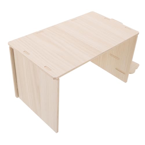 Abaodam Hamster Versteck Haus aus mit Leiter Kleintier Holzhaus für Zwerghamster Meerschweinchen und Mäuse Sicheres Nagerhaus als Schlafplatz und Spielhaus Dekoratives Nagetier Versteck Abaodam Hamster Versteck Haus aus mit Leiter Kleintier Holzhaus für Zwerghamster Meerschweinchen und Mäuse Sicheres Nagerhaus als Schlafplatz und Spielhaus Dekoratives Nagetier Versteck von Abaodam