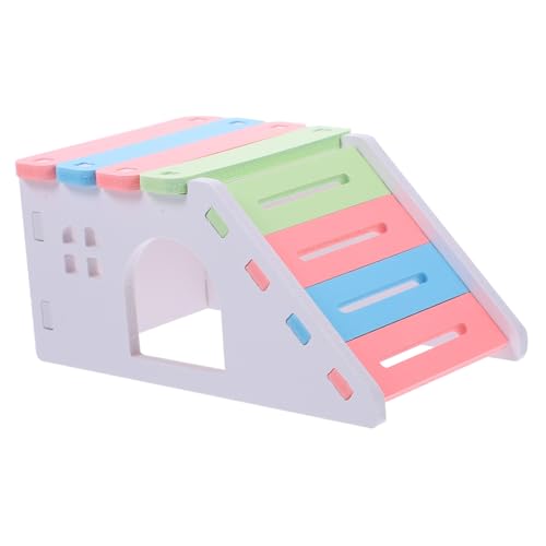 Abaodam Hamsterhaus mit Leiter und Rutsche Kleines Tierversteck aus Bruchsicherem Material Mehrfach Nutzbares Hamsternest für Hamster und Zwerghamster Schlafen im Käfig Abaodam Hamsterhaus mit Leiter und Rutsche Kleines Tierversteck aus Bruchsicherem Material Mehrfach Nutzbares Hamsternest für Hamster und Zwerghamster Schlafen im Käfig von Abaodam