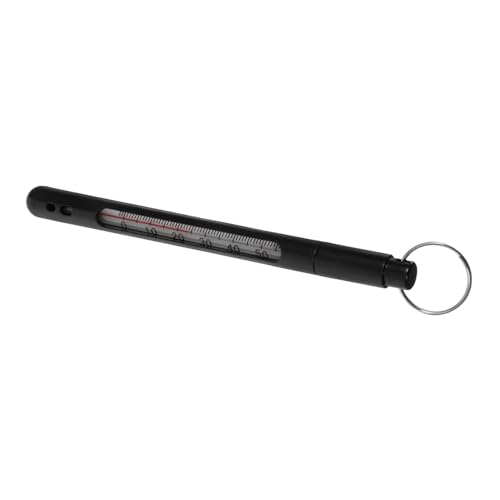 Abaodam Handliches Angelthermometer mit Schnellem Temperaturmesser Präzises Wasserthermometer mit Stabdesign und Aufhängeöse Geeignet für Aquarium Teich Fliegenfischen und Outdoor-einsatz von Abaodam
