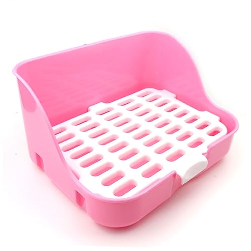 Abaodam Haustier-Töpfchentrainingstablett mit speziellem Zaun-Design für den Innenbereich, abnehmbare Toilettenschüssel für Hunde und Katzen, zufällige Farbe, leicht zu reinigen, langlebiges Abaodam Haustier-Töpfchentrainingstablett mit speziellem Zaun-Design für den Innenbereich, abnehmbare Toilettenschüssel für Hunde und Katzen, zufällige Farbe, leicht zu reinigen, langlebiges von Abaodam