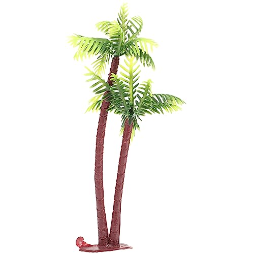 Abaodam Mini-Figur Landschaftsmodellbaum Bäume trainieren Kokospalmen-Figur Ornament Spielzeuge Bonsai-Dekor Mini-Kokosnussbaum Pflanze Dekorationen Aufbewahrungskiste Kunsthandwerk Statue von Abaodam