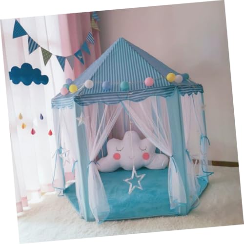 Abaodam Hexagon Spielteppich aus Plüsch rutschfeste Kinderzelt Unterlage Weiche Sechseckige Spielmatte für Babyzimmer Spielzelt und Wohnraum Isolierend und Dekorativ Blau Abaodam Hexagon Spielteppich aus Plüsch rutschfeste Kinderzelt Unterlage Weiche Sechseckige Spielmatte für Babyzimmer Spielzelt und Wohnraum Isolierend und Dekorativ Blau von Abaodam