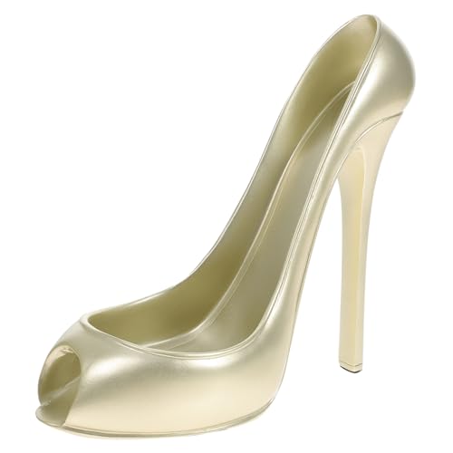 Abaodam Eleganter High Heel Weinflaschenhalter Champagnerfarbe Hochwertiges Weinregal Für Stilvolle Dekoration Zu Hause Für Partys Und Hochzeiten von Abaodam