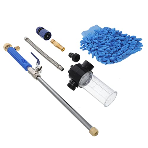 Abaodam Hochdruckreiniger Set für Auto und Gartenreinigung Teiliges Kit mit Sprühdüsen und Handtuch Blau Langlebig Druckbeständig und Praktisch für Haushalts und Fahrzeugpflege von Abaodam