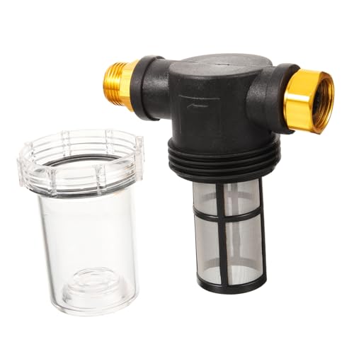 Abaodam Hochdruckschlauchfilter US Standard Sedimentfilter Gartenschlauch Wasserpumpenfilter Praktisch Leicht Installierbar Robust für Hochdruckreiniger Gartenwasseranschluss Abaodam Hochdruckschlauchfilter US Standard Sedimentfilter Gartenschlauch Wasserpumpenfilter Praktisch Leicht Installierbar Robust für Hochdruckreiniger Gartenwasseranschluss von Abaodam