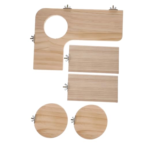 Abaodam Holz Kletterbrett für Kleintiere Robustes Bissfestes Kletter Spielbrett für Hamster Meerschweinchen Eichhörnchen Praktische Trainingsplattform für Haustiere Abaodam Holz Kletterbrett für Kleintiere Robustes Bissfestes Kletter Spielbrett für Hamster Meerschweinchen Eichhörnchen Praktische Trainingsplattform für Haustiere von Abaodam