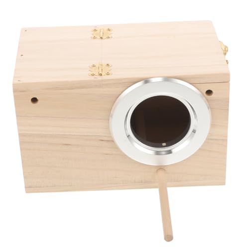 Abaodam Holz Papageien Brutkasten mit Ständer Wetterfester Nistkasten für Wellensittiche und Sittiche Großes Vogelhaus mit Rechter Öffnung Wärmeisoliertes Outdoor Nistmaterial für Gesunde Abaodam Holz Papageien Brutkasten mit Ständer Wetterfester Nistkasten für Wellensittiche und Sittiche Großes Vogelhaus mit Rechter Öffnung Wärmeisoliertes Outdoor Nistmaterial für Gesunde von Abaodam