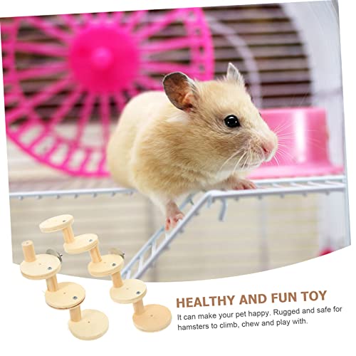 Abaodam Holzleiter Haustierspielzeug Stufige Kletterleiter aus Natürlichem Holz für Hamster Chinchillas Mäuse und Kleine Vögel Stabiles Langlebiges Kleintier Zubehör für Spielspaß Abaodam Holzleiter Haustierspielzeug Stufige Kletterleiter aus Natürlichem Holz für Hamster Chinchillas Mäuse und Kleine Vögel Stabiles Langlebiges Kleintier Zubehör für Spielspaß von Abaodam