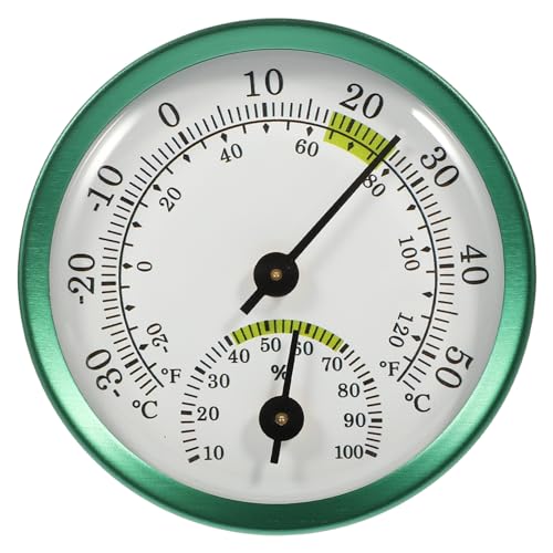 Abaodam Hygrometer für Innen und Außen Digitaler Temperatur und Feuchtigkeitsmonitor ohne Batterie für Wohnzimmer Garten und Babyzimmer Präzise Automatische Messung Abaodam Hygrometer für Innen und Außen Digitaler Temperatur und Feuchtigkeitsmonitor ohne Batterie für Wohnzimmer Garten und Babyzimmer Präzise Automatische Messung von Abaodam