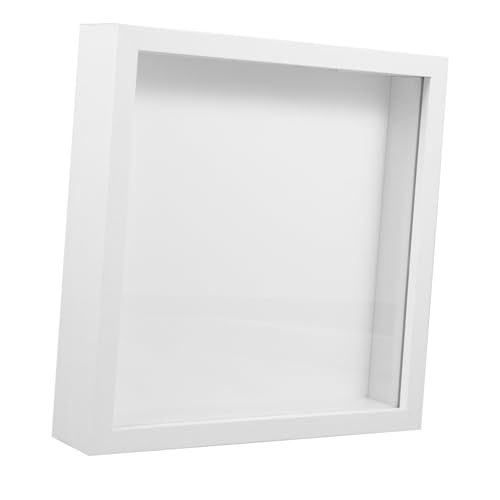 Abaodam Kasten Schattenboxen Vitrinen Weiß PVC von Abaodam