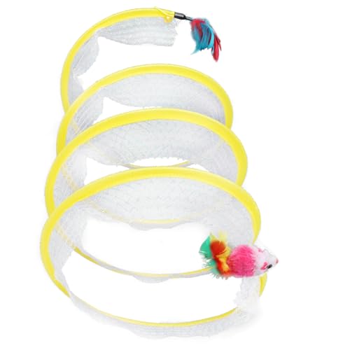 Abaodam Katzen Tunnelspielzeug mit Federmaus Interaktiv Katzenspielzeug zum Kicken und Kratzen für Wohnungskatzen und Kätzchen zur Beschäftigung Bewegung Abaodam Katzen Tunnelspielzeug mit Federmaus Interaktiv Katzenspielzeug zum Kicken und Kratzen für Wohnungskatzen und Kätzchen zur Beschäftigung Bewegung von Abaodam