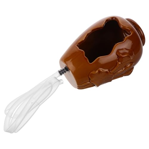 Abaodam Keramischer Wasserbrunnen für Fischteich Zirkulierender Dekotopf für Garten und Innenräume Hydroponik Planter mit Entspannendem Wasserfluss und Durchdachtem Design von Abaodam