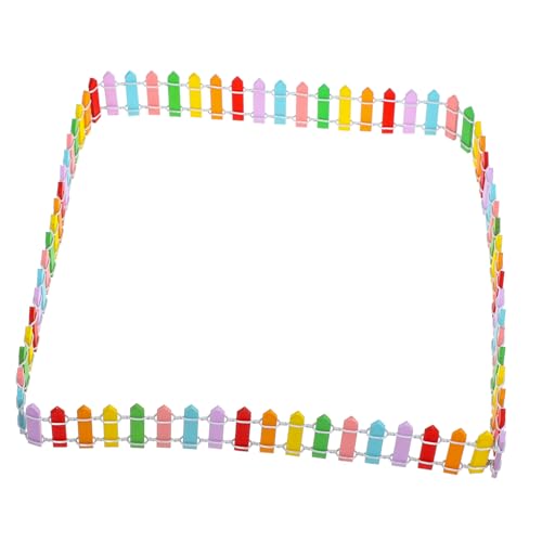 Abaodam Mini Picket Zaun für Garten Bunte Miniatur Zaun Dekoration für Märchengärten und Installieren Langlebig und Vielseitig Einsetzbar Abaodam Mini Picket Zaun für Garten Bunte Miniatur Zaun Dekoration für Märchengärten und Installieren Langlebig und Vielseitig Einsetzbar von Abaodam