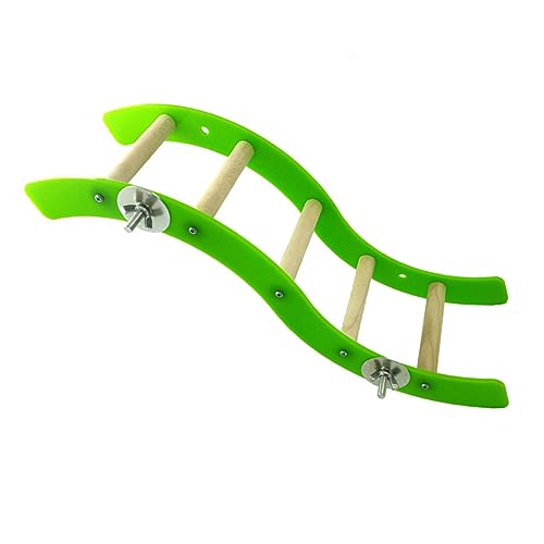 Abaodam Kleines Haustier Bunte Kletterleiter für Hamster Mäuse und Andere Kleintiere Wavy Form als Spielplatz und Ruheort Einfach zu Reinigen und Langlebig von Abaodam