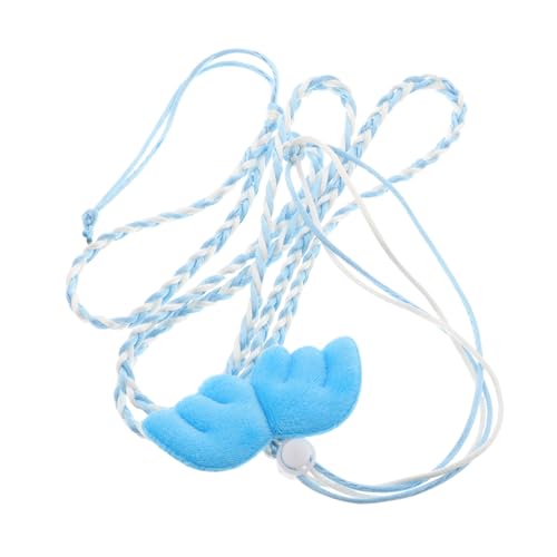 Abaodam Kleines Haustiertraktionseil Hamster-zugseil Hamsterleiter Und Gurt Haustierkabelbaum Für Hamster Kompakte Haustierleine Kleine Haustierleine Polyester Sky-Blue von Abaodam