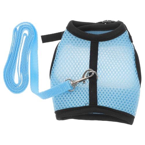 Abaodam Kleintier Geschirr und Weste Modisches Meerschweinchen und Kaninchen Hundegeschirr mit Leine Atmungsaktives Netzmaterial Bequemes Haustiergeschirr für Kleine Haustiere Wie Hamster Abaodam Kleintier Geschirr und Weste Modisches Meerschweinchen und Kaninchen Hundegeschirr mit Leine Atmungsaktives Netzmaterial Bequemes Haustiergeschirr für Kleine Haustiere Wie Hamster von Abaodam