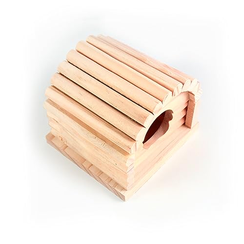 Abaodam Hamsterhaus Aus Holz Natur Für Kleintiere Mit Runder Öffnung Als Spielzeug Und Versteck Für Hamster Mäuse Igel Abaodam Hamsterhaus Aus Holz Natur Für Kleintiere Mit Runder Öffnung Als Spielzeug Und Versteck Für Hamster Mäuse Igel von Abaodam