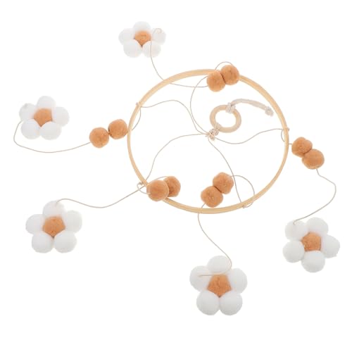 Abaodam Boho Mobile Mit Blumen Und Filzkugeln Für Kinderbett Hängende Dekoration Für Kinderzimmer Als Zur Babyparty Für Wiege Abaodam Boho Mobile Mit Blumen Und Filzkugeln Für Kinderbett Hängende Dekoration Für Kinderzimmer Als Zur Babyparty Für Wiege von Abaodam