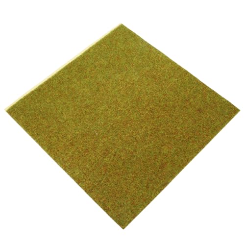 Abaodam Künstliche Grasmatte Realistische DIY Sandtisch Rasenteppich Feine Handwerkskunst für Modellbau Landschaftsdeko Vielseitig Einsetzbar für Miniatur Sandplatten und Gebäudeszenen von Abaodam