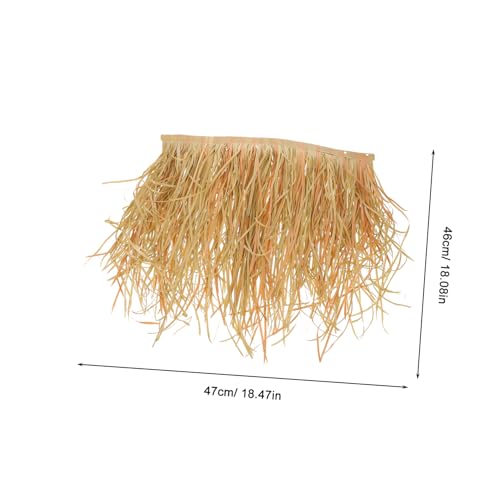 Abaodam Lifelike Künstliches Strohdach mit Feinen Blättern Witterungsbeständig Wind und Sonnenschutz Vielseitige Gartendeko für Terrasse Pavillon Balkon und Outdoor Modelle von Abaodam