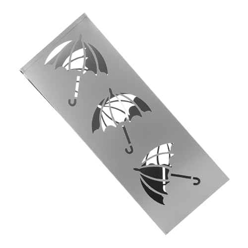 Abaodam Metall Regenschirm Eimer Freistehender Schirmhalter mit Modernem Design für Eingangsbereich für Klapp und Gerade Regenschirme und Leicht zu Reinigen Abaodam Metall Regenschirm Eimer Freistehender Schirmhalter mit Modernem Design für Eingangsbereich für Klapp und Gerade Regenschirme und Leicht zu Reinigen von Abaodam