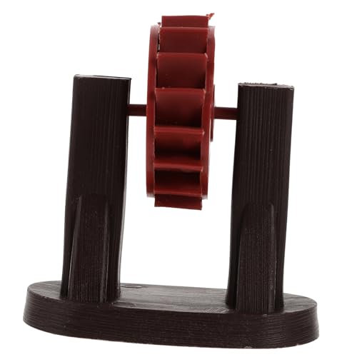 Abaodam Micro Water Wheel Dekoration mit Ständer Langlebiges Wasserrad für Aquarium Teich Bachlauf Stabile Landschafts Deko für Fischtank und Garten Handgefertigte Miniatur Windrad von Abaodam