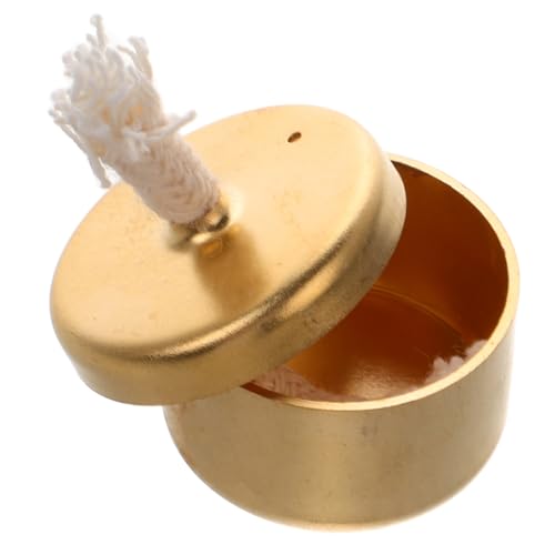 Abaodam Mini Alkoholbrenner aus Kupfer Tragbarer Zuverlässiger Tisch Alkoholkocher für Camping Outdoor Picknick Vielseitiges Heizgerät Kompakter Spiritusofen für Flexible Nutzung von Abaodam