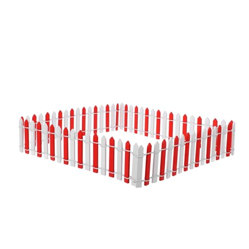 Abaodam Miniatur Zaun Deko für Gartenszenen Rot Weiß Installieren für Diy Miniaturgärten Puppenhäuser und Landschaften Abaodam Miniatur Zaun Deko für Gartenszenen Rot Weiß Installieren für Diy Miniaturgärten Puppenhäuser und Landschaften von Abaodam