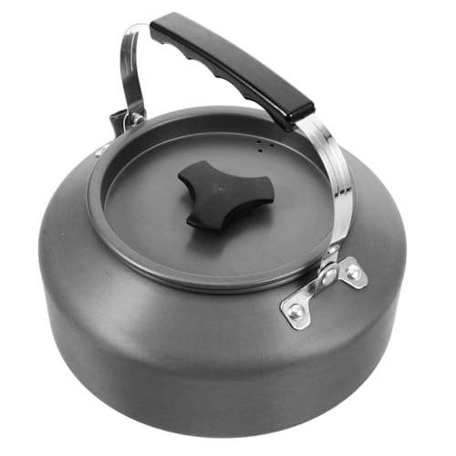 Abaodam Outdoor Camping Wasserkocher Leicht Tragbarer Aluminium Kessel Schwarz Robust Kompakt Vielseitig für Wandern Picknick Tee Kaffee Abaodam Outdoor Camping Wasserkocher Leicht Tragbarer Aluminium Kessel Schwarz Robust Kompakt Vielseitig für Wandern Picknick Tee Kaffee von Abaodam