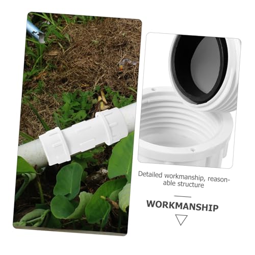 Abaodam PVC Schnellverbinder Wasseranschluss Weiß Robuster Wasseradapter für Gartenregal Pool Bewässerungssysteme Leichtes Einfach zu Installierendes Fitting für Kaltwasser und Abaodam PVC Schnellverbinder Wasseranschluss Weiß Robuster Wasseradapter für Gartenregal Pool Bewässerungssysteme Leichtes Einfach zu Installierendes Fitting für Kaltwasser und von Abaodam