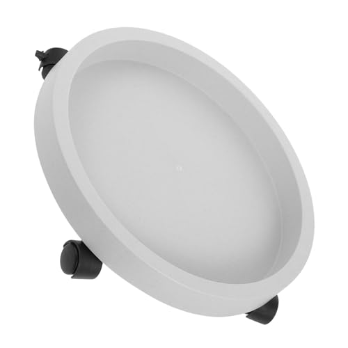 Abaodam Palettenrollen pflanzentopf untersetzer Rollbarer Pflanzentopf Rollender Blumentopfständer Blumenkübel Untersetzer mit Rädern Blumentopfer Tablett auf Rädern pp Light Grey von Abaodam