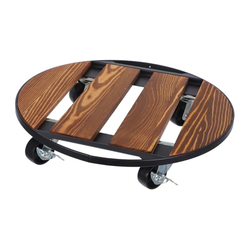 Abaodam Pflanzenständer mit Rädern Runder Pflanzencaddy aus Robustem Mobiler Blumenständer für Schwere Töpfe Wetterfest für Garten und Terrasse Abaodam Pflanzenständer mit Rädern Runder Pflanzencaddy aus Robustem Mobiler Blumenständer für Schwere Töpfe Wetterfest für Garten und Terrasse von Abaodam