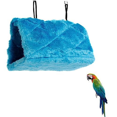 Abaodam Plüsch Vogelhängematte Mittlere Blaue Parrot Hängematte aus Weichem Plüsch Warmes Haustier Schlafbett Fördert Balance und Koordination Tragbar mit Beidseitigen Haken Abaodam Plüsch Vogelhängematte Mittlere Blaue Parrot Hängematte aus Weichem Plüsch Warmes Haustier Schlafbett Fördert Balance und Koordination Tragbar mit Beidseitigen Haken von Abaodam
