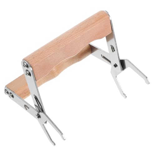Abaodam Rahmenclip mit Holzgriff Beekeeping Werkzeug zur Einfachen Entnahme von Waben Nester Box Jig für Honigernte und Bienenpflege Teleskopstiel von Abaodam