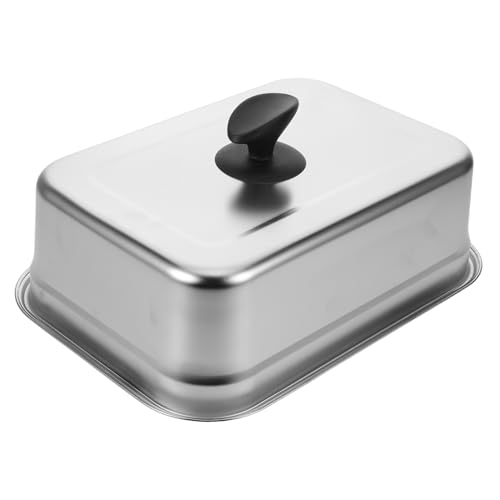 Abaodam Rechteckiger Grilldeckel Langlebiger Basting Dome Fett und Spritzschutz Optimierte Hitzeverteilung Leicht zu Reinigen für Griddle BBQ und Camping Abaodam Rechteckiger Grilldeckel Langlebiger Basting Dome Fett und Spritzschutz Optimierte Hitzeverteilung Leicht zu Reinigen für Griddle BBQ und Camping von Abaodam
