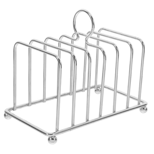 Abaodam Toastständer Brotregale Ständer Küchenarbeitsplatten Organizer Toasthalter Toaster Organizer Arbeitsplatten Organizer Küchenbackaufbewahrung Toastständer Edelstahl Silber Abaodam Toastständer Brotregale Ständer Küchenarbeitsplatten Organizer Toasthalter Toaster Organizer Arbeitsplatten Organizer Küchenbackaufbewahrung Toastständer Edelstahl Silber von Abaodam