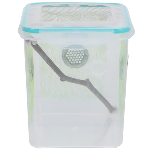 Abaodam Reptilien Futterbox für Insekten Tragbares Terrarium Transparente Aufzuchtdose für Spinnen Grillen und Schnecken Atmungsaktives Design für Zuhause und Büro Abaodam Reptilien Futterbox für Insekten Tragbares Terrarium Transparente Aufzuchtdose für Spinnen Grillen und Schnecken Atmungsaktives Design für Zuhause und Büro von Abaodam