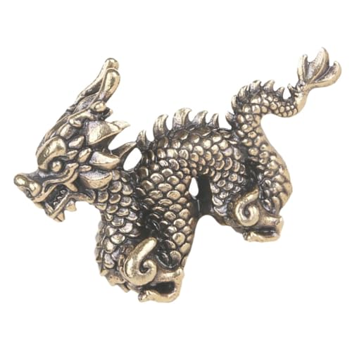 Abaodam Retro Messing Drache Figurine Stabile Feng Shui Deko für Schreibtisch Wohnzimmer Büro mit Einzigartigem Mythischem Design und Langlebiger Metalllegierung Abaodam Retro Messing Drache Figurine Stabile Feng Shui Deko für Schreibtisch Wohnzimmer Büro mit Einzigartigem Mythischem Design und Langlebiger Metalllegierung von Abaodam