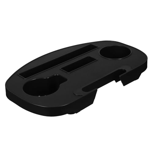 Abaodam Robuster Kunststoff Beistelltisch für Liegestuhl mit Integriertem Getränkehalter Praktischer Organizer für Outdoor Stuhl für Strand Camping und Picknick Wetterfest von Abaodam