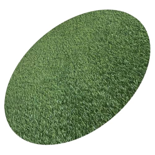 Abaodam Runde Künstliche Gras Matte Durchmesser Wetterfeste Dekoration für Außenbereich Vielseitige Tischmatte für Buffet Kaffee und Esstische Grüne Kunststoffrasen Abaodam Runde Künstliche Gras Matte Durchmesser Wetterfeste Dekoration für Außenbereich Vielseitige Tischmatte für Buffet Kaffee und Esstische Grüne Kunststoffrasen von Abaodam