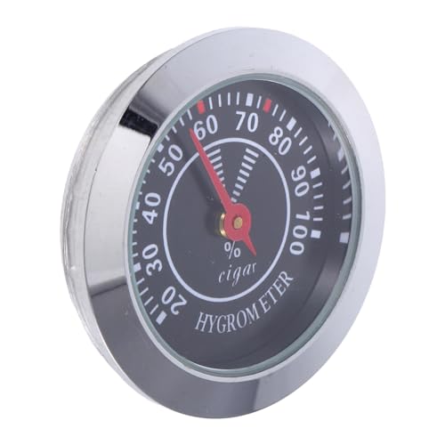 Abaodam Runder Hygrometer für Zigarrenschachteln Analoges Hygrometer zur Feuchtigkeitsmessung für Musiker und Zigarrenliebhaber und Tragbar Schwarz Batteriefrei Abaodam Runder Hygrometer für Zigarrenschachteln Analoges Hygrometer zur Feuchtigkeitsmessung für Musiker und Zigarrenliebhaber und Tragbar Schwarz Batteriefrei von Abaodam