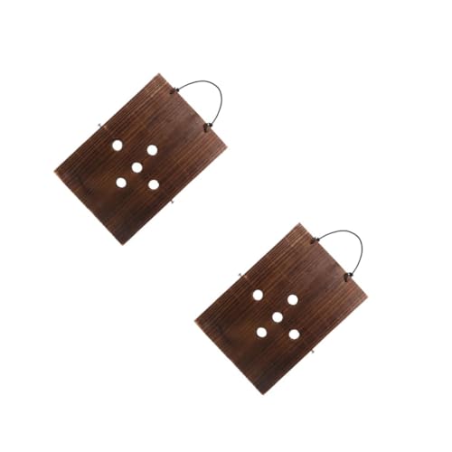 Abaodam Rustikales Holzschild aus Massivem Langlebiges Pflanzenschild zum Aufhängen Geeignet für Sukkulenten und Kletterpflanzen Dekoratives Wanddekor für Balkon Wohnzimmer Küche von Abaodam