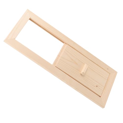 Abaodam Sauna Lüftungsgitter aus Massivem Verstellbarer Lüftungsschlitz Robuste Sauna Zubehör Fensterbelüftung Einfache Installation Langlebig von Abaodam