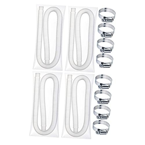 Abaodam Schwimmbadschlauch Ersatzschlauch Poolpumpe Flexibel Leckfrei Polyethylen Rohre Klammern Für Filterpumpen Aquarium Schwimmbad Spa Teich von Abaodam