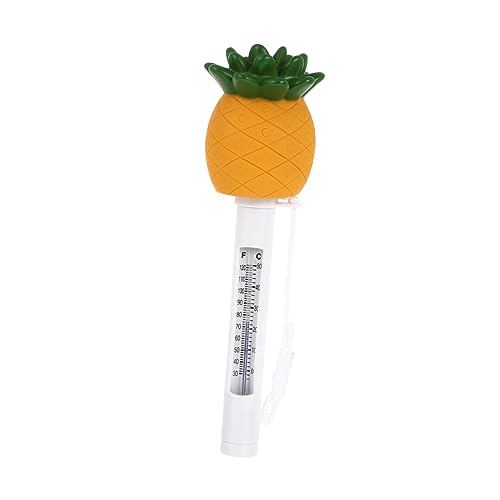 Abaodam Schwimmendes Pool Thermometer Ananas Wasserdichtes Thermometer für Innen und Außenpool Fischtank Badewanne Celsius Fahrenheit Kinderfreundliches Design Abaodam Schwimmendes Pool Thermometer Ananas Wasserdichtes Thermometer für Innen und Außenpool Fischtank Badewanne Celsius Fahrenheit Kinderfreundliches Design von Abaodam
