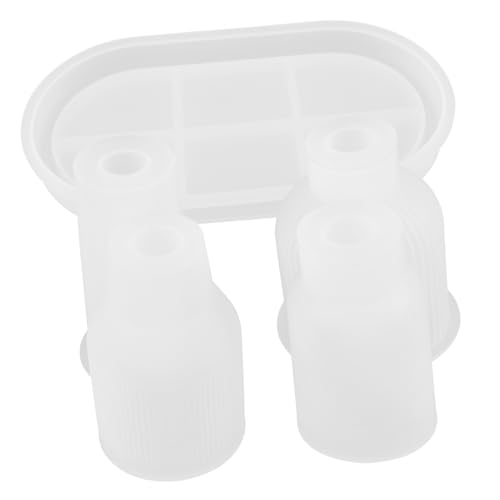 Abaodam Silikonformen Set für Diy Vasenherstellung Blumenvasen Silikonformen mit Tablett für Epoxidharzprojekte Einfache Anwendung für Zuhause und Bastelprojekte von Abaodam