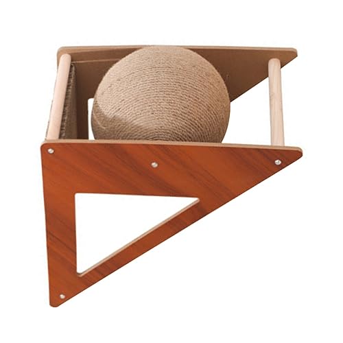 Abaodam Stable Cat Scratching Board with Triangle Ball Durable Scratching Toy for Kittens Protects Furniture Easy to Place Interactive Play for Household Cats Abaodam Stable Cat Scratching Board with Triangle Ball Durable Scratching Toy for Kittens Protects Furniture Easy to Place Interactive Play for Household Cats von Abaodam